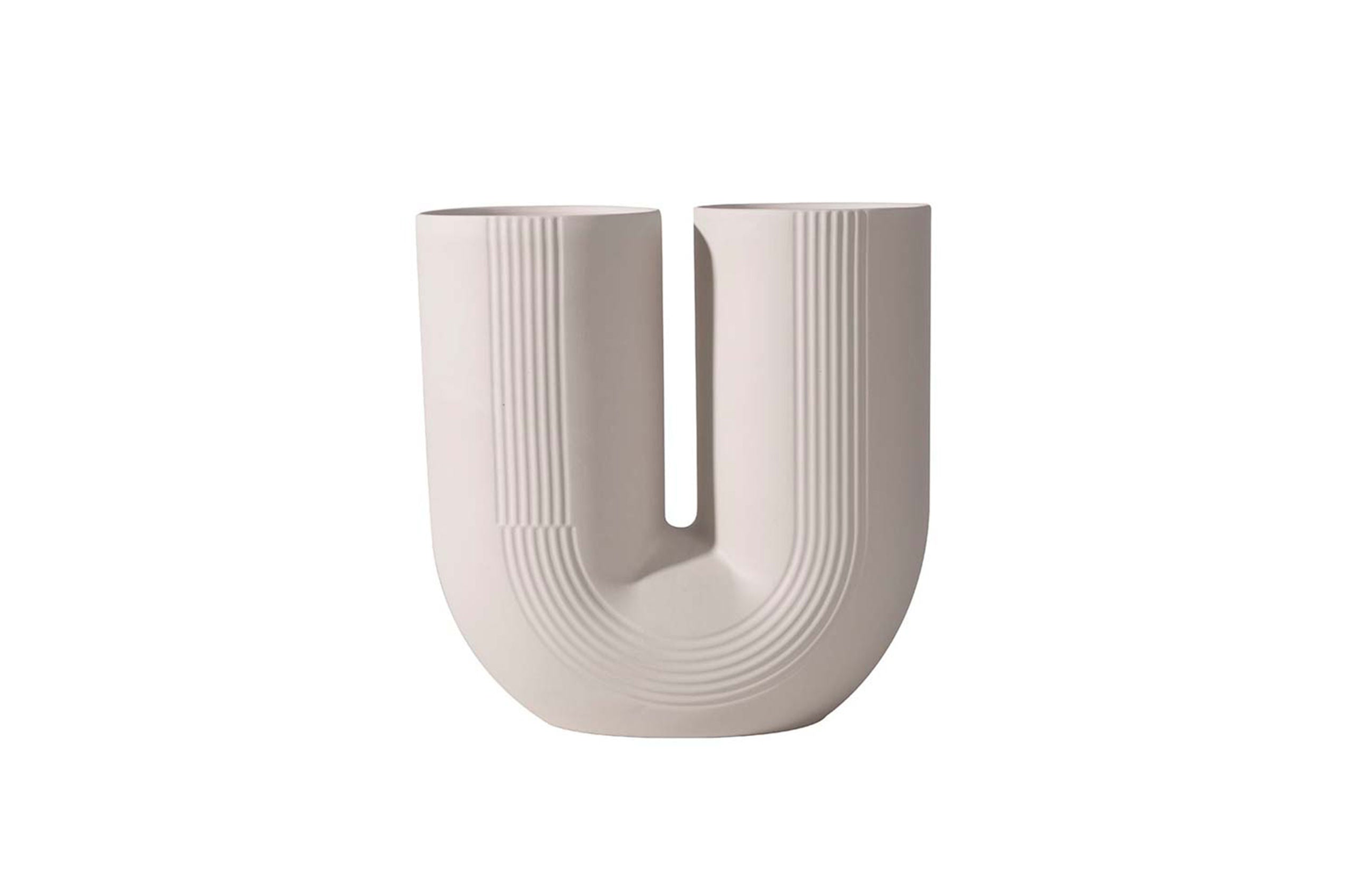 Arch Duo Vase – Beige