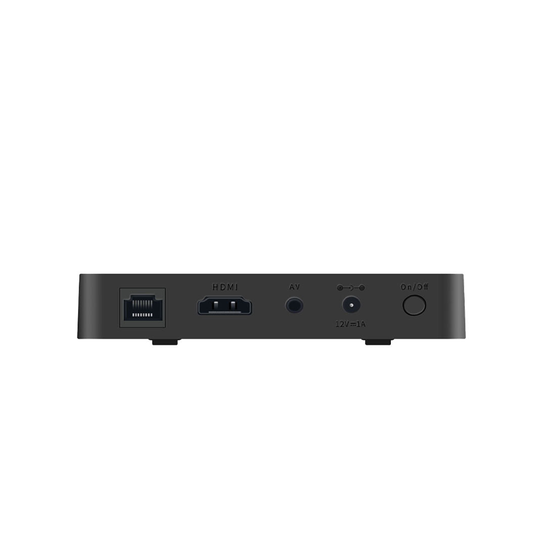 Porodo Android TV Box 1080 Full HD Video Streaming, 1GB RAM, 8GB Storage, Black