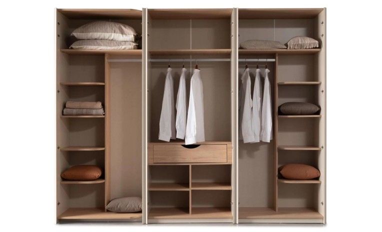Milos 6 Door Mirrored Wardrobe