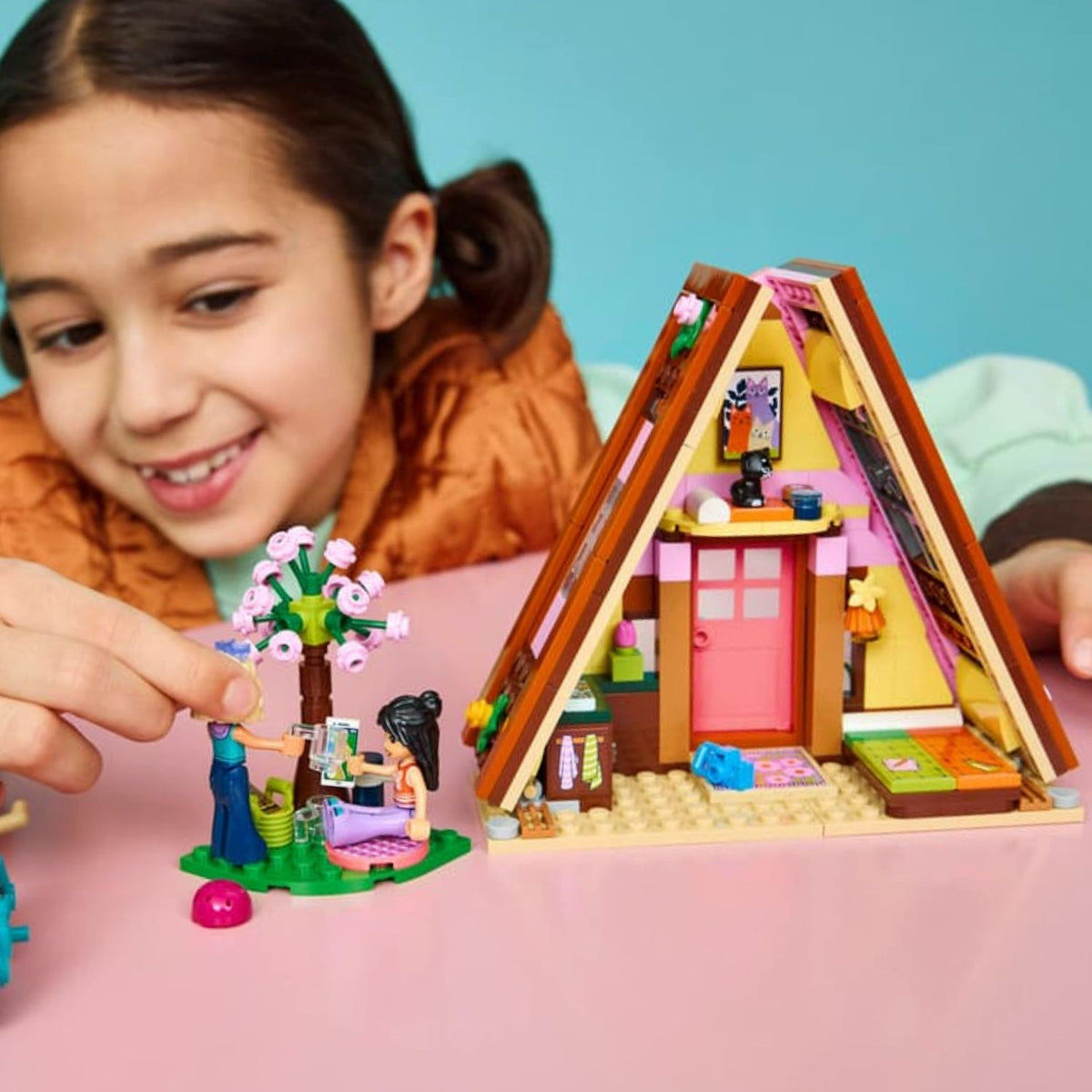 LEGO Friends 42682 Nature Glamping Cabin Building Toy Set, 295 Pieces for Girls and Boys Ages 6 Years and Above