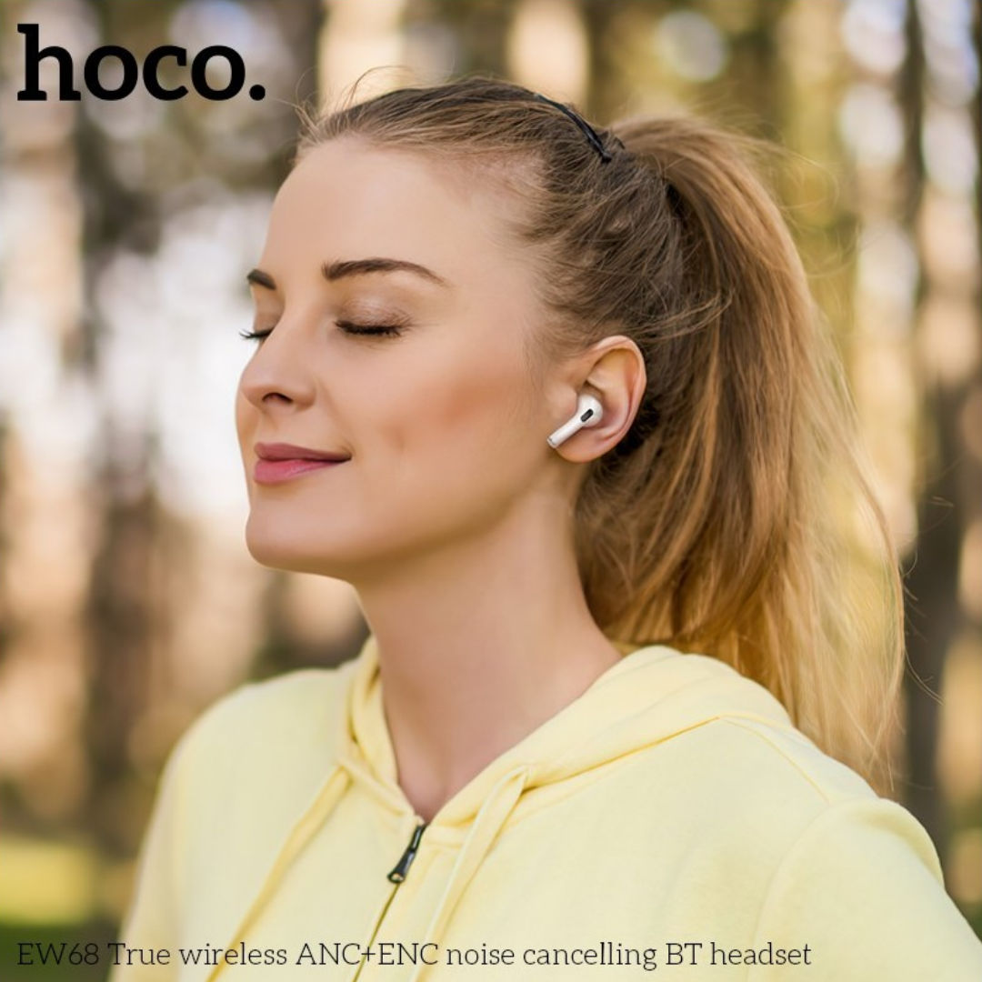 Hoco EW94 True Wireless ANC Noise Reduction BT Headset With Wireless Charging