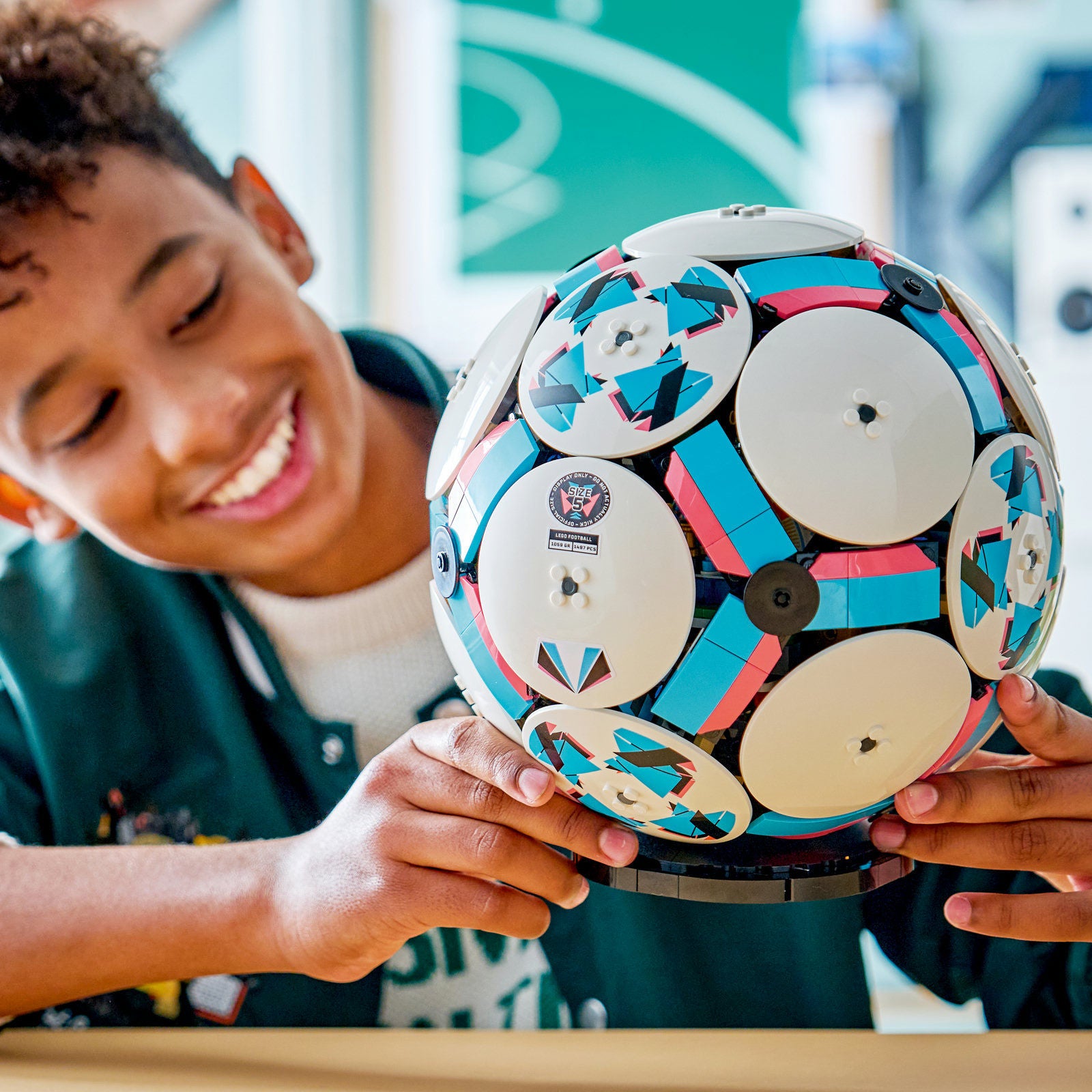 LEGO Editions Soccer Ball 43019 Building Toy Set, 1498 Pieces, For Ages 10+ Years