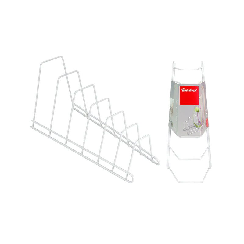 Metaltex Plated Sector Tray and Lid Rack Organizer