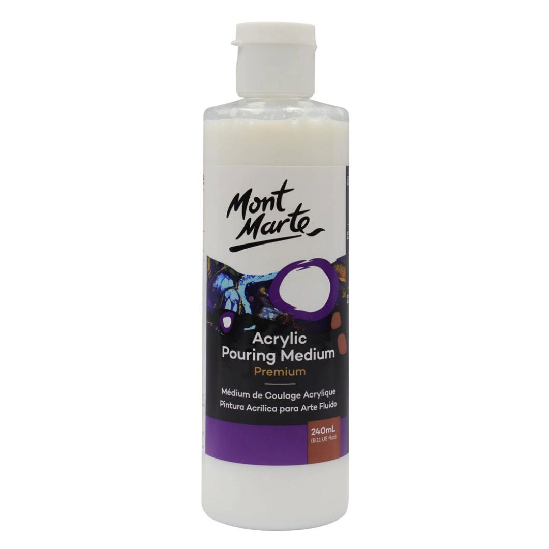Mont Marte Acrylic Pouring Medium Premium, 240ml, PMPP6001 P21-248