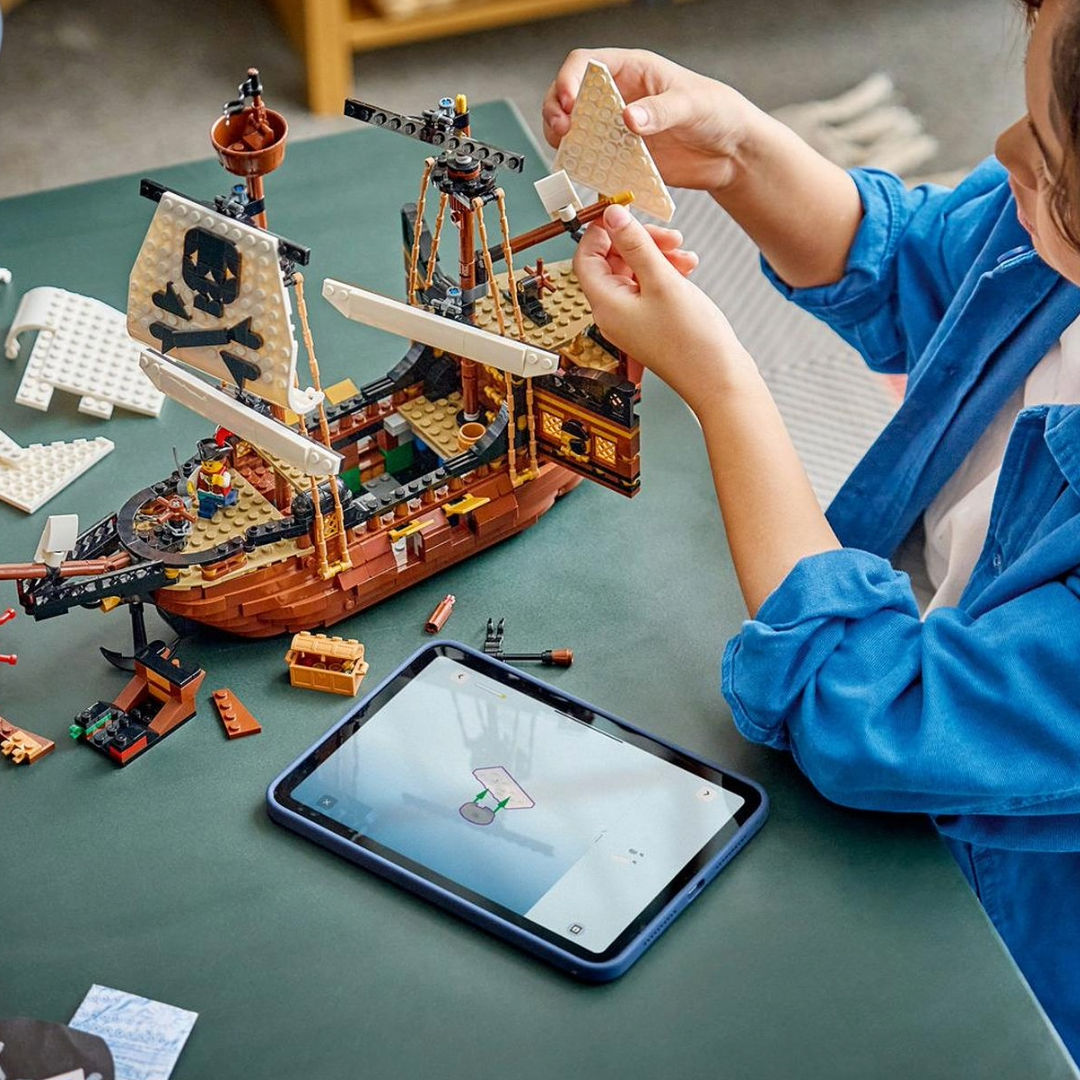 LEGO Creator 3-in-1 Iconic Pirate Ship Building Toy Set, For Age 9+ Years