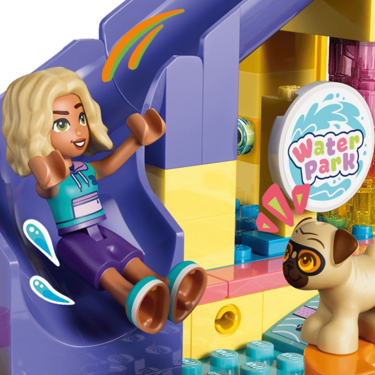 LEGO Friends 42676 Fun Water Park Day Building Toy Set, 278 Pieces for Girls Ages 6 Years and Above