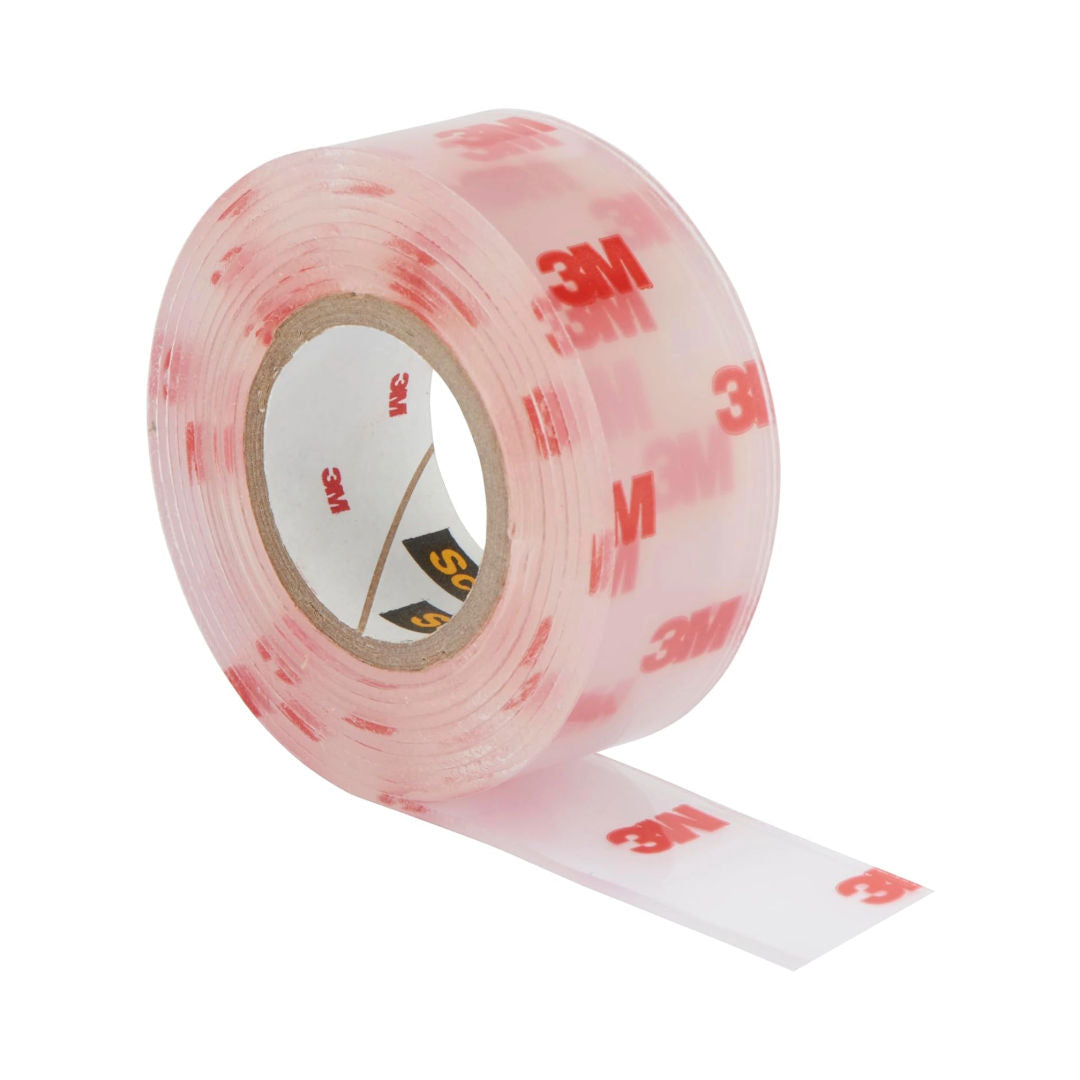 Scotch-FIX™ Transparent Double-Sided Mounting Tape 25mm x 1.5m Heavy Duty Clear Adhesive Tape