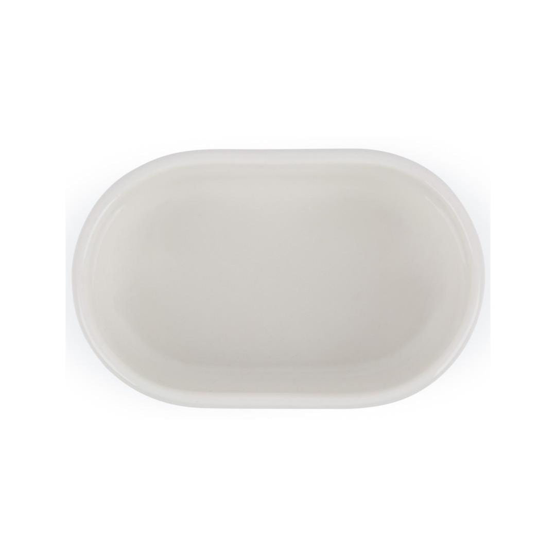 Ariane Eclipse Rectangular Sugar Bowl, Premium Ceramic White Serving Bowl, APRARN120077002