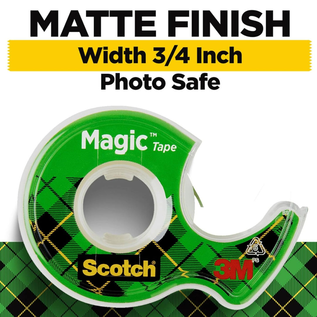3M Scotch Magic Tape Matte Finish Invisible