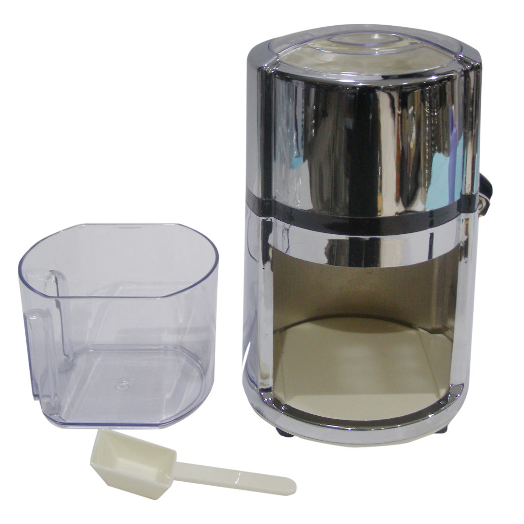 RSC Ice Crusher Chrome Plated With Lid, High-Grade Manual Ice Crusher, P18-676