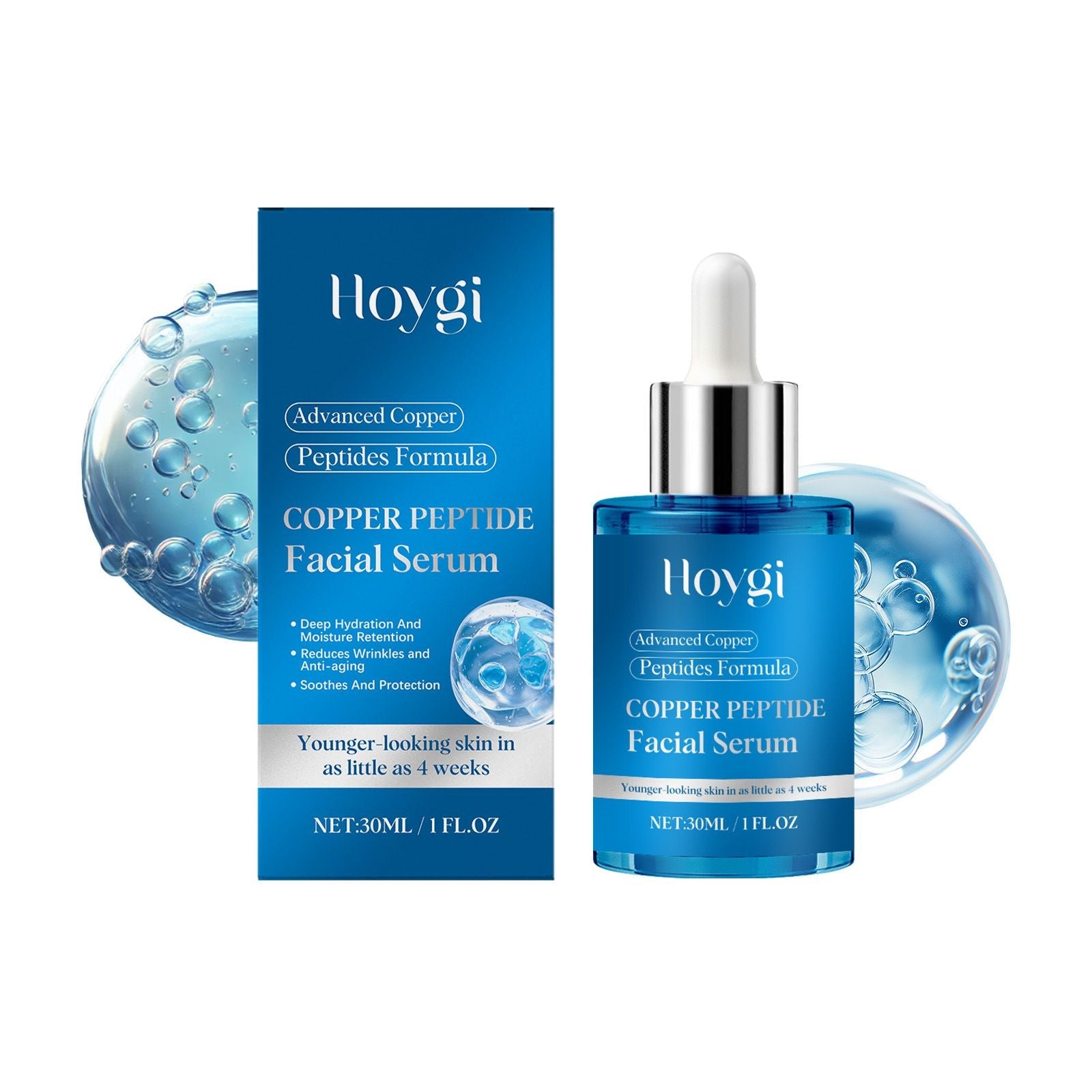 30ml Copper Peptide Serum with Anti Aging and Firming