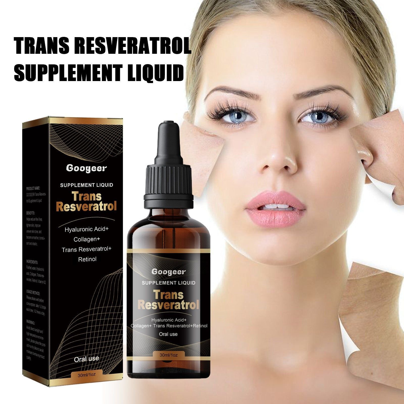 Glow Naturally with Anti-Aging Serum, Brighten Skin, Reduce Wrinkles, Hydrate ,30ml