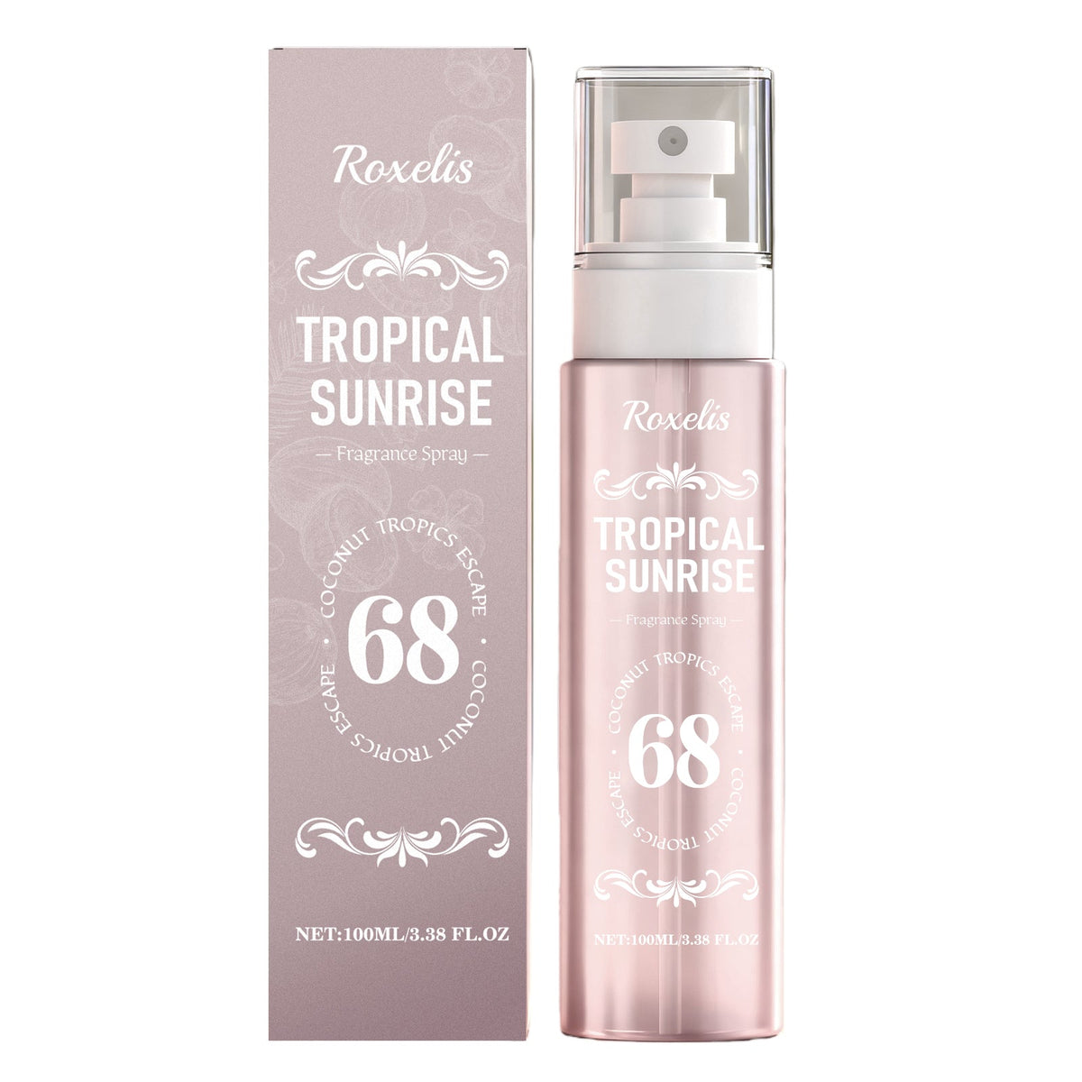 Coconut Fragrance Series, Tropical Scent, Natural, Long-Lasting, Daily Charm ,100ml