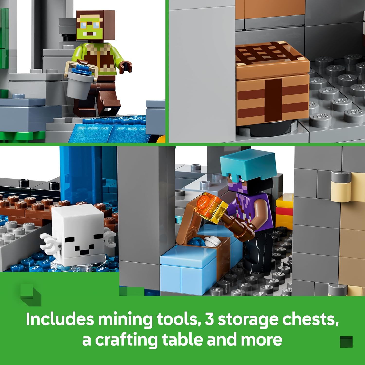 LEGO Minecraft Ghast Station Building Set-754 Pieces, Age 9+ Years