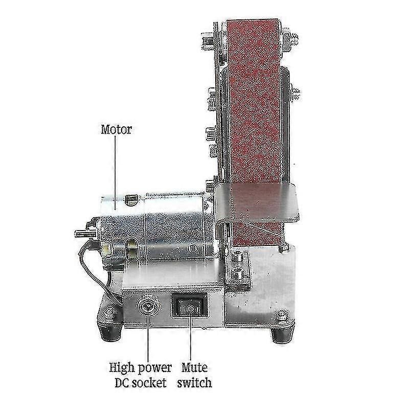 Mini Diy Belt Sander Sanding Grinding Machine Abrasive Belts Grinder Polishing