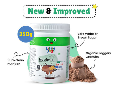 Little Joys NutriMix Powder Chocolate I Complete Nutrition Drink for Kids 400 Gm