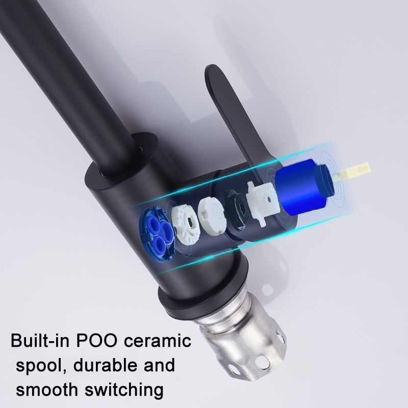 Stainless Steel Kitchen Pull-out Faucet,Spec: CLY002 Wire Drawing CLY002 Wire Drawing