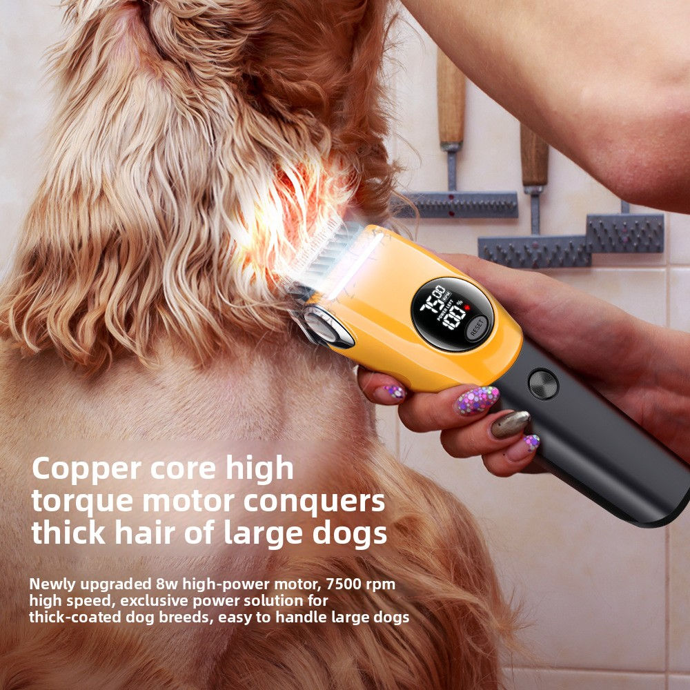 Pet Hair Clipper Kit with USB Type-C