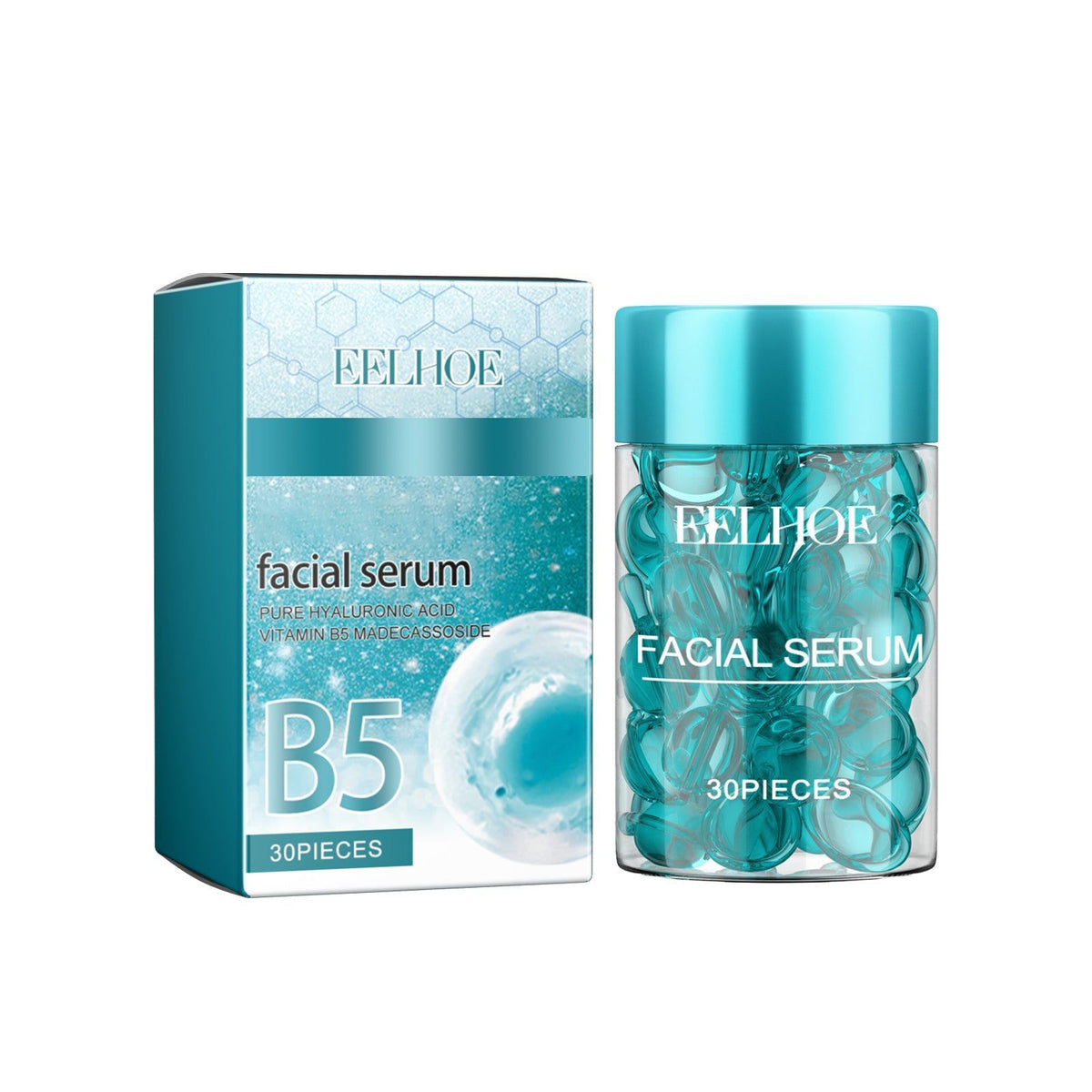 B5 Face Capsule Essence, Anti-Aging Facial Moisturizer, Hydrating, Lifting, Reduces Wrinkles ,30pieces