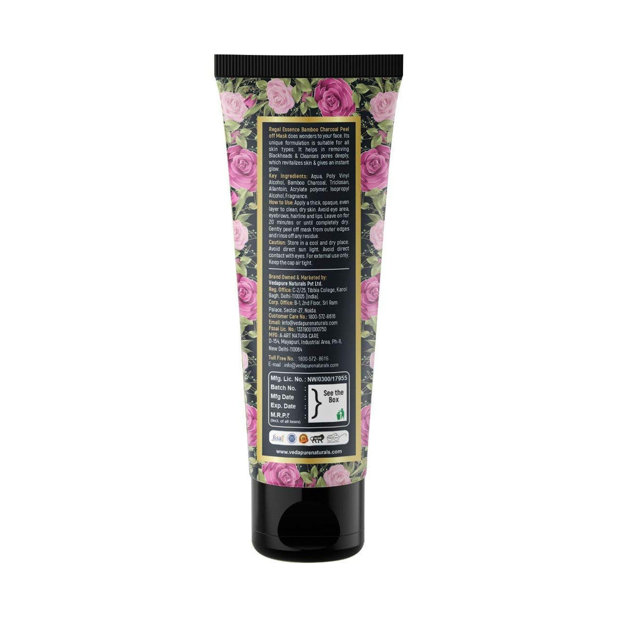 Regal Essence Bamboo Charcoal Peel Of Face Mask 100 ml