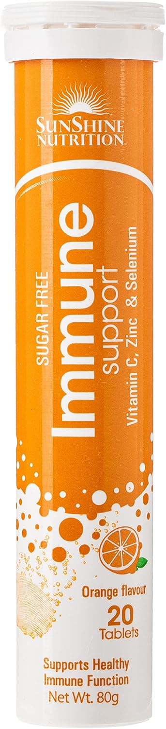 Sunshine N Immune Support Efferv Orange Tabs 20'S