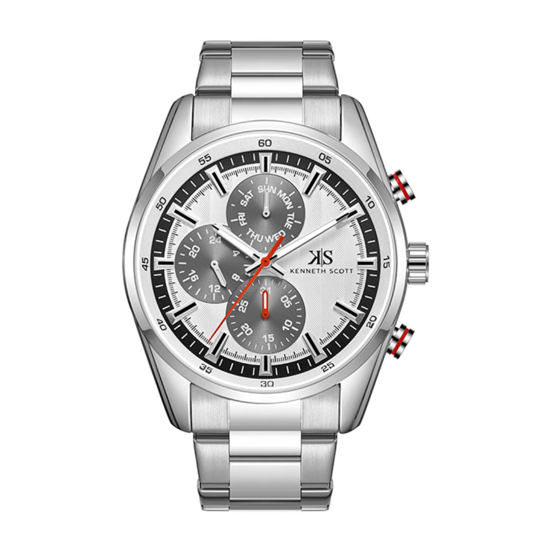 Kenneth Scott Men's Multi Function Watch, K24117 series