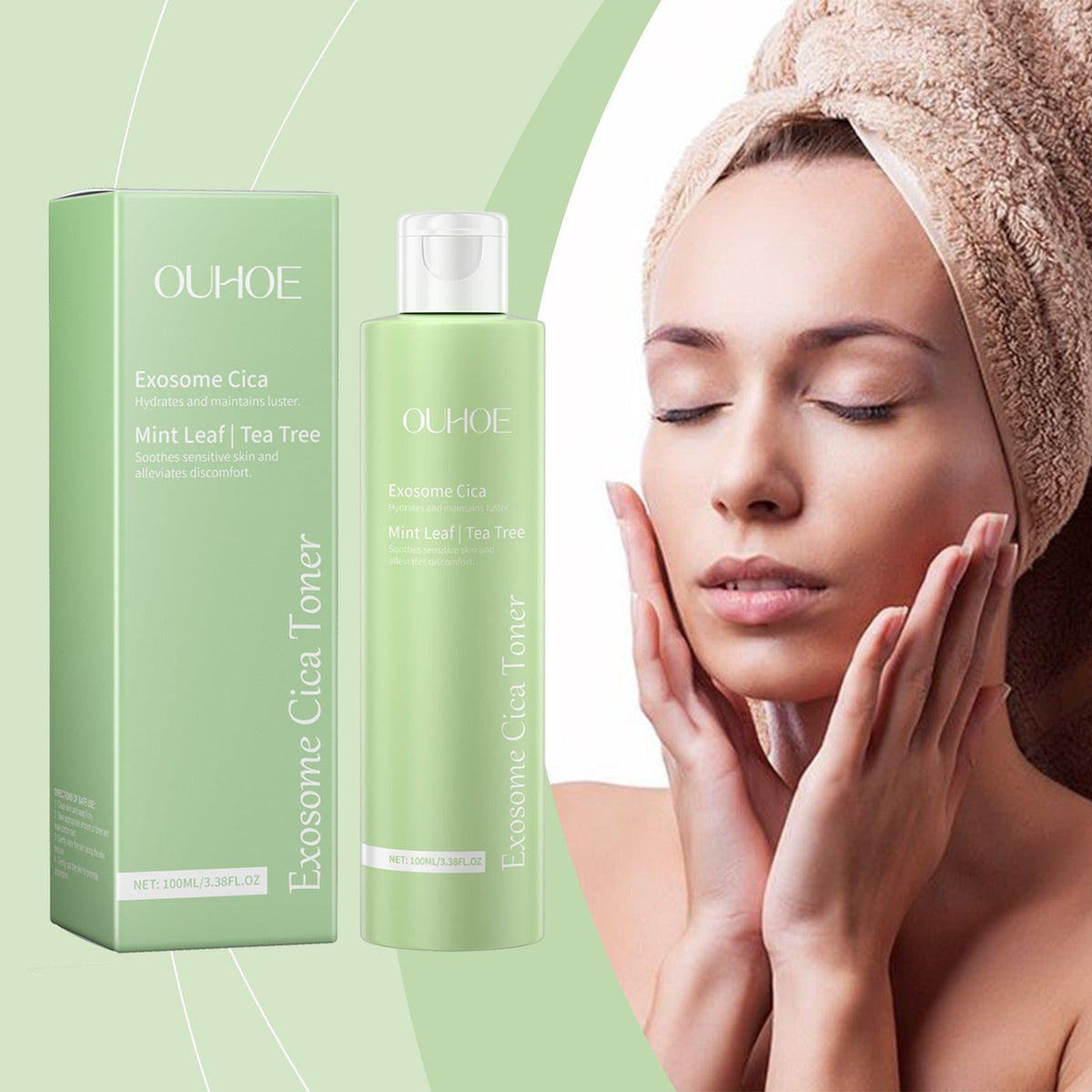 Centella Facial Toner for Hydrating, Soothing, Pore Shrinkage, Skin Care ,100ml