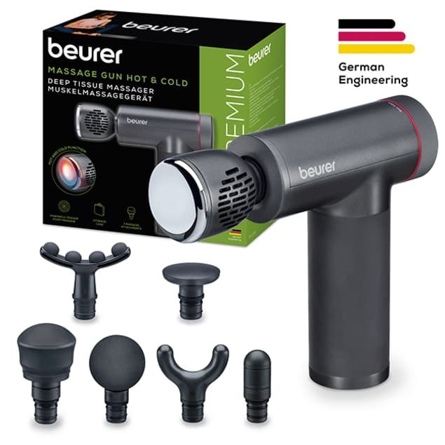 Beurer MG195 Muscle Massage Gun with Heat and Cold Function