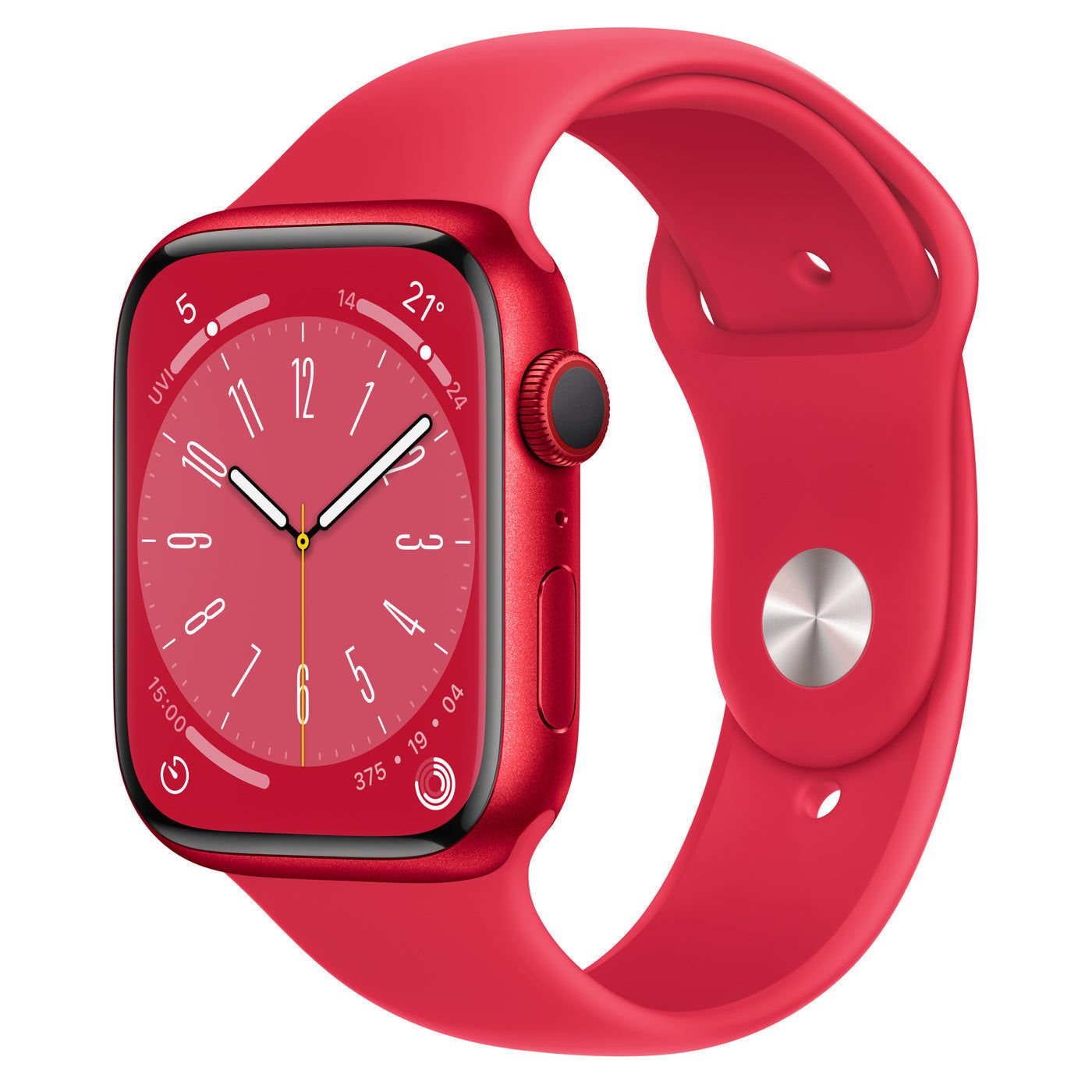 Series 8 GPS + Cellular 45mm Aluminium Case with Sport Band