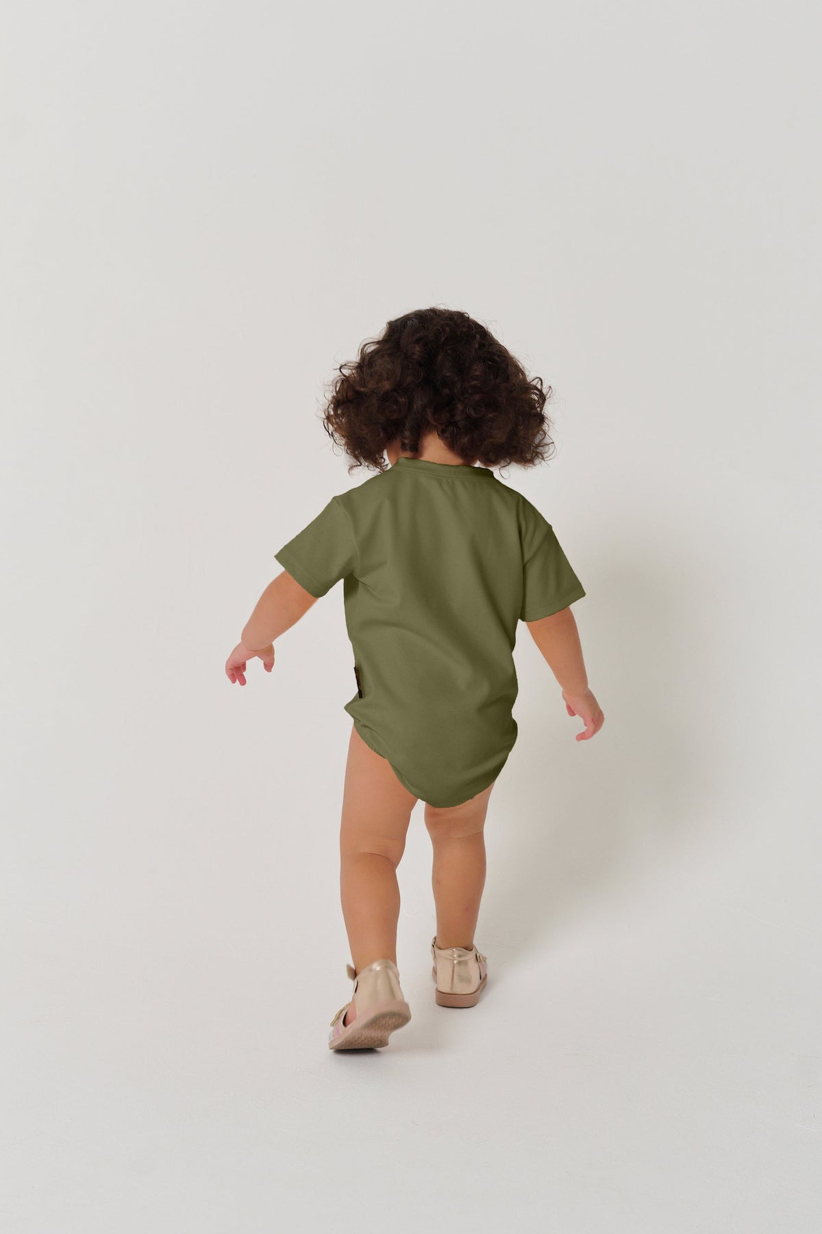 MULU Classic Unisex Baby Romper - Green