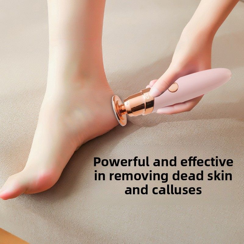 Rechargeable Electric Foot Callus Remover for Dead Skin Pink