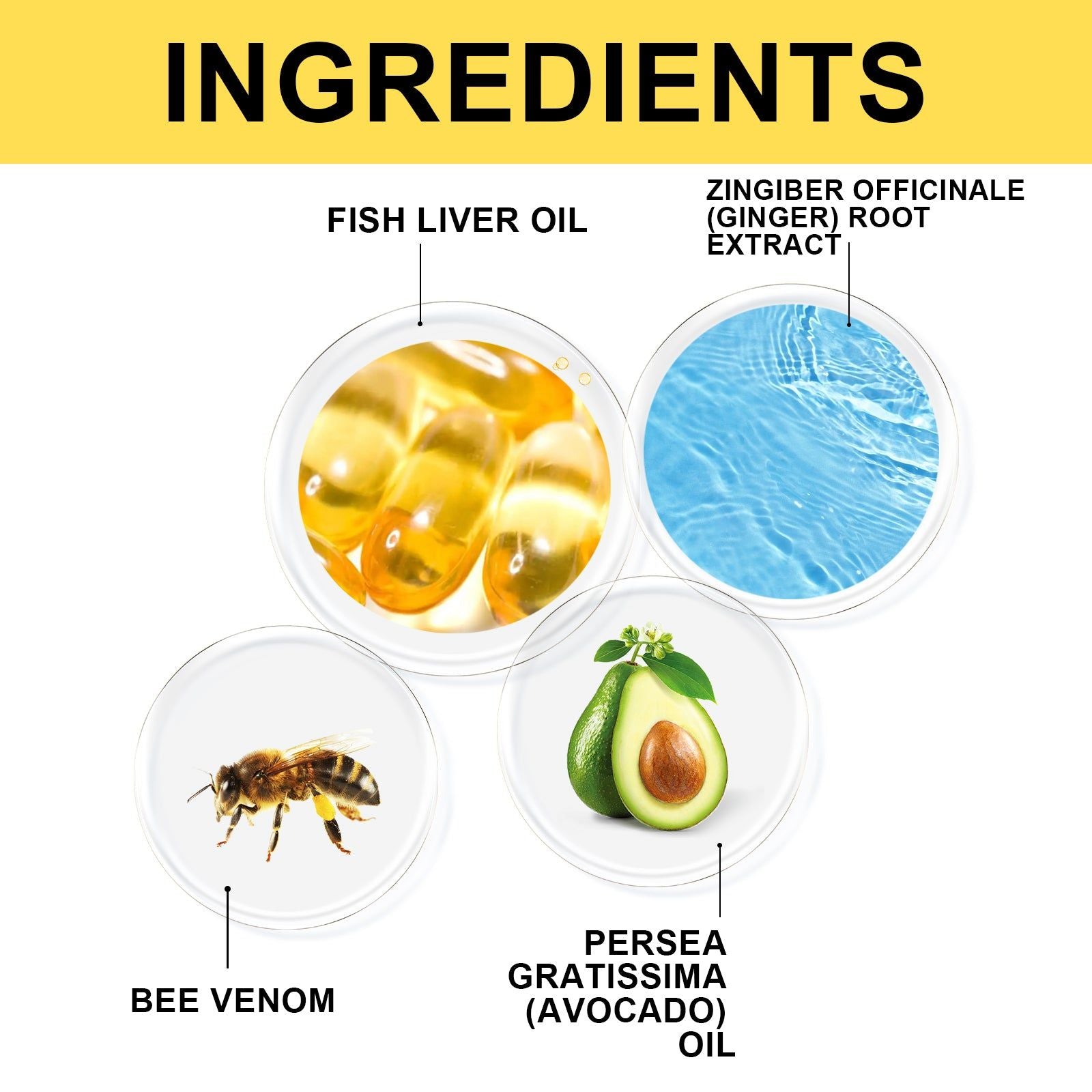 Bee Venom Slimming Capsules for Women, Fast Shaping, Moisturizing, and Firming ,7 capsules