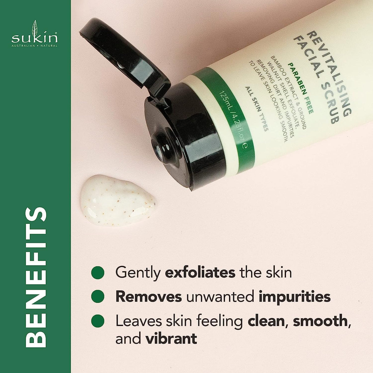 Sukin Revitalising Facial Scrub, 125 Ml