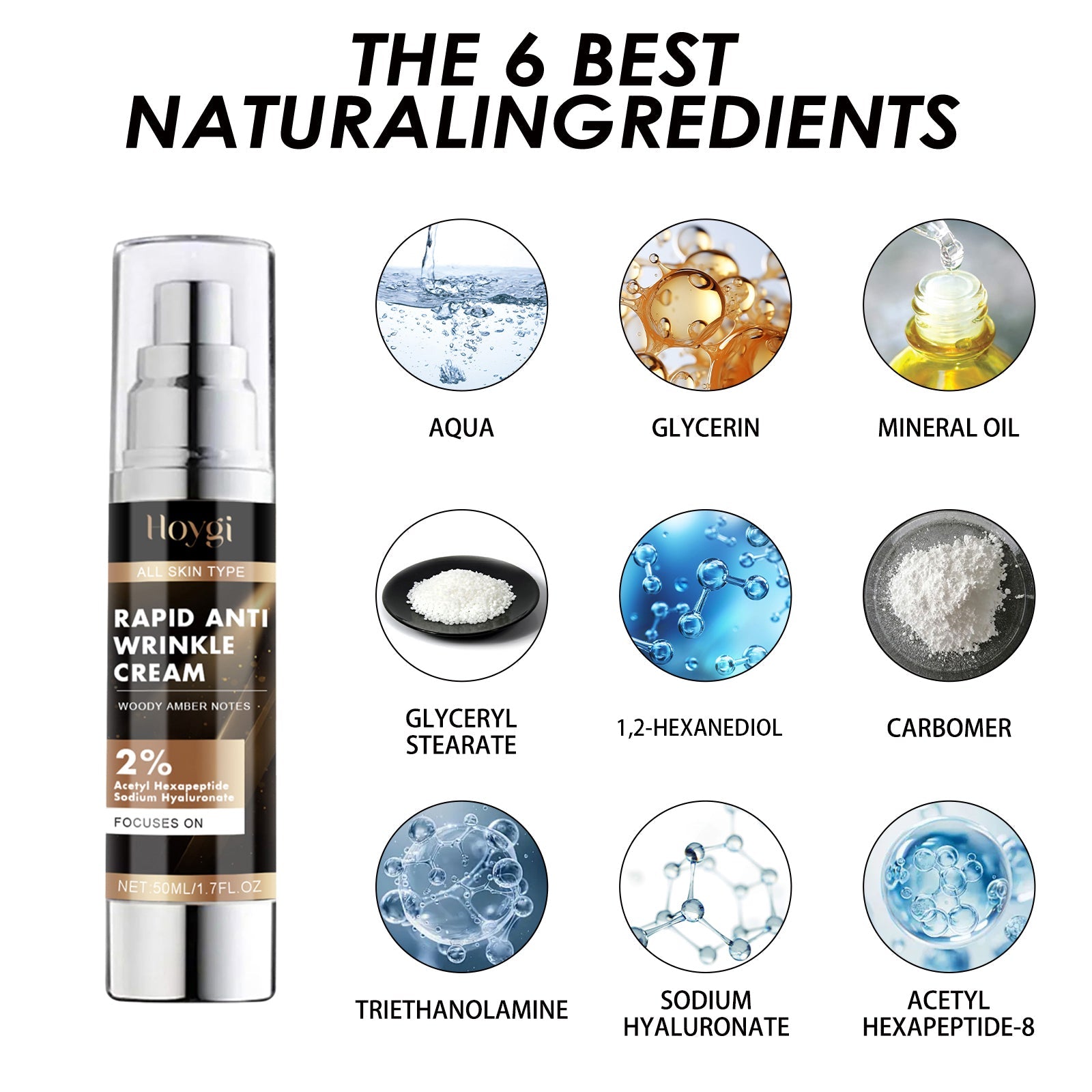 Revitalize Your Skin with Moistening and Firming Anti-Aging Cream, Reduce Fine Lines, Brighten, Hydrate, and Smooth Wrinkles ,50ml
