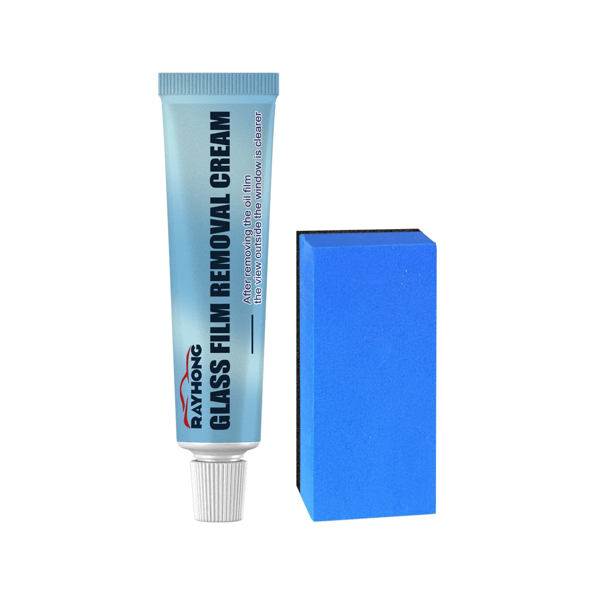 Car Glass Cleaning Kit, Oil Film Remover, Windshield Decontamination, Easy Car Glass Repair ,30g