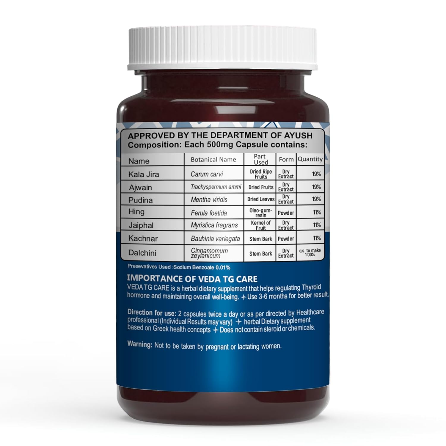 VEDAPURE TG Care 60 Capsule