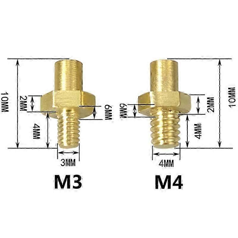 forFtarb03 K/pt100 Type M3 M4 Bolt Head 0.12m 0.5m 1m 1.5m 2m 3m Plastic Cable 3d Printer Thermocouple Screw Temperature Sensor
