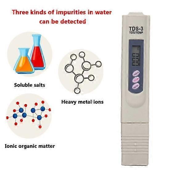 Tds-3 Digital Water Quality Tester Meter For Pool Aquarium Drinking