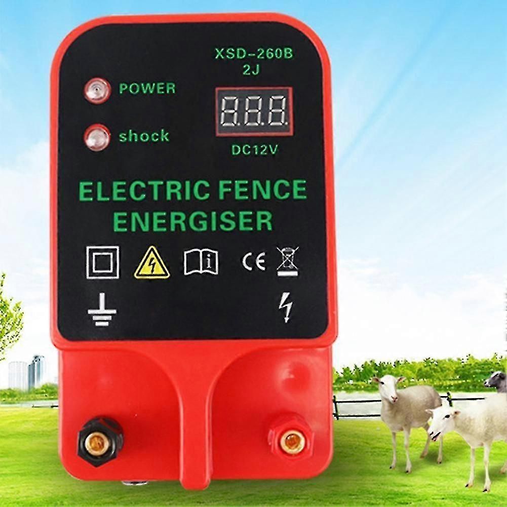 Electric Fence Controller High Voltage Pulse Livestock Security System