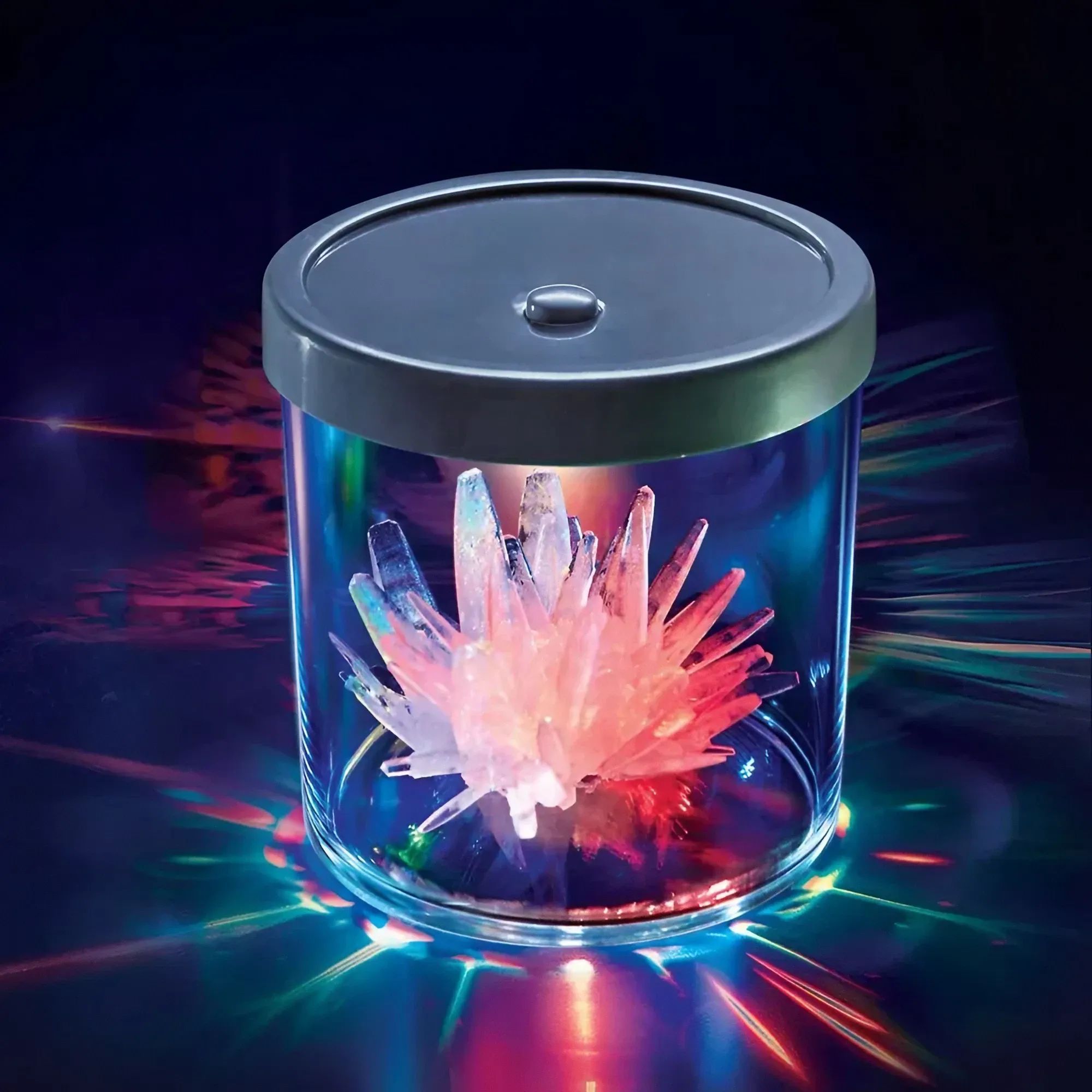 4M Crystal Growing Colour Changing Light Up Display Educational Kit