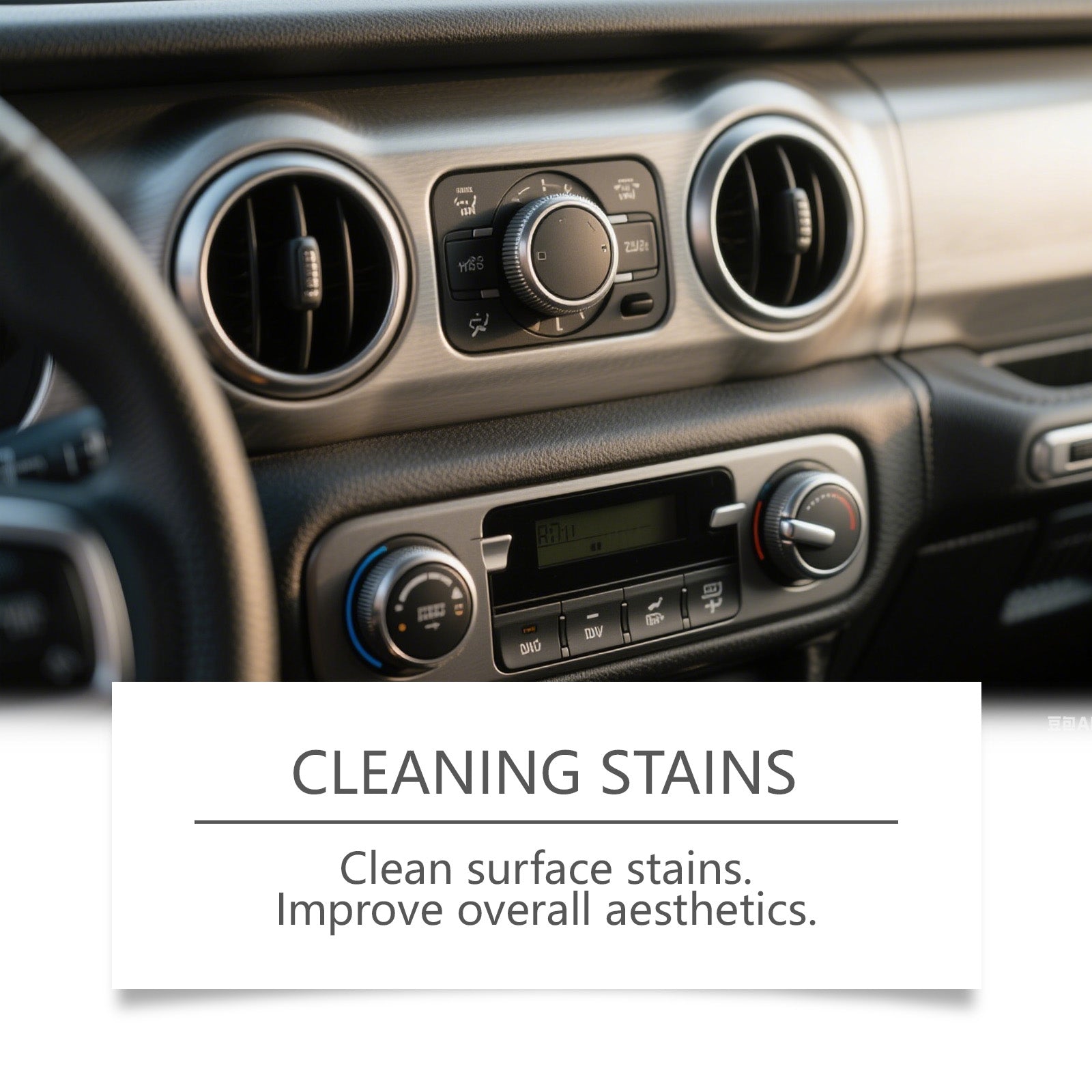 Car Cleaning Plastic Polish, Multi-Material Restorer, Protects & Shines ,1set