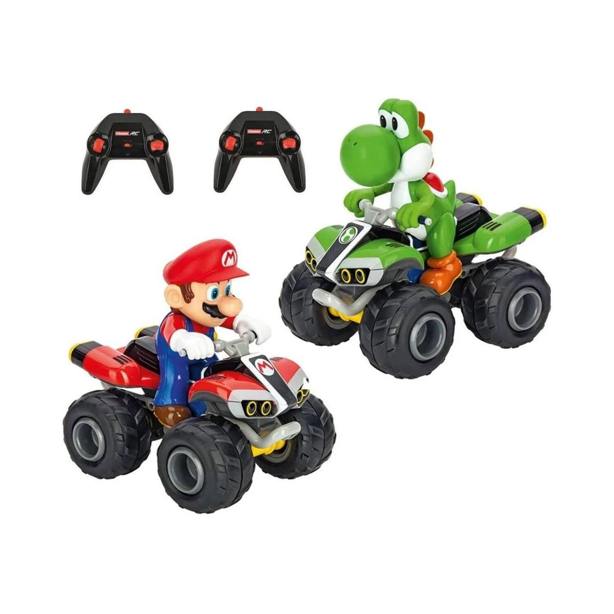 Carrera Nintendo Mario Kart Mario & Yoshi RC Quad Twin Pack 1:40, 6+ years