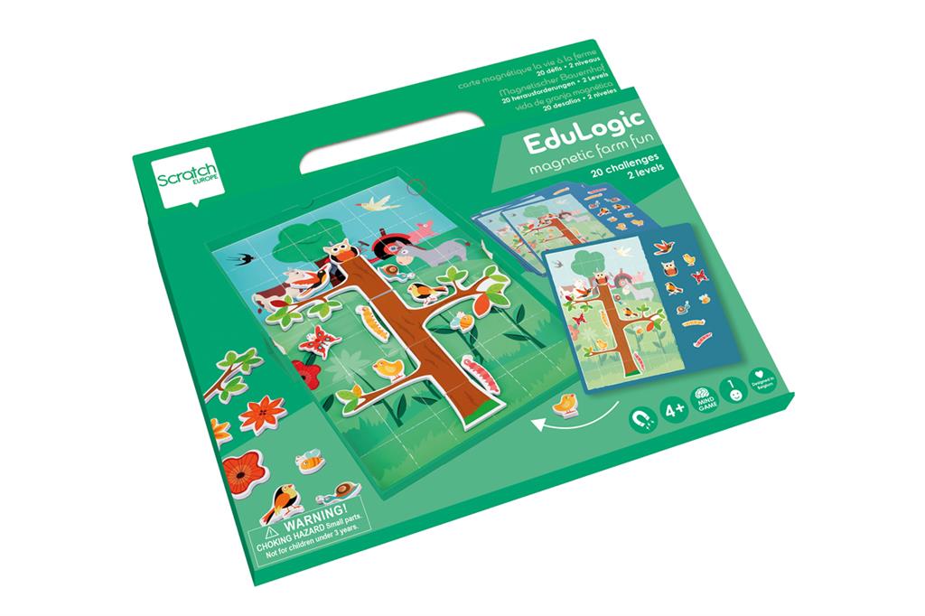 Farm Fun Magnetic, With 20 Challenges And 2 Levels
