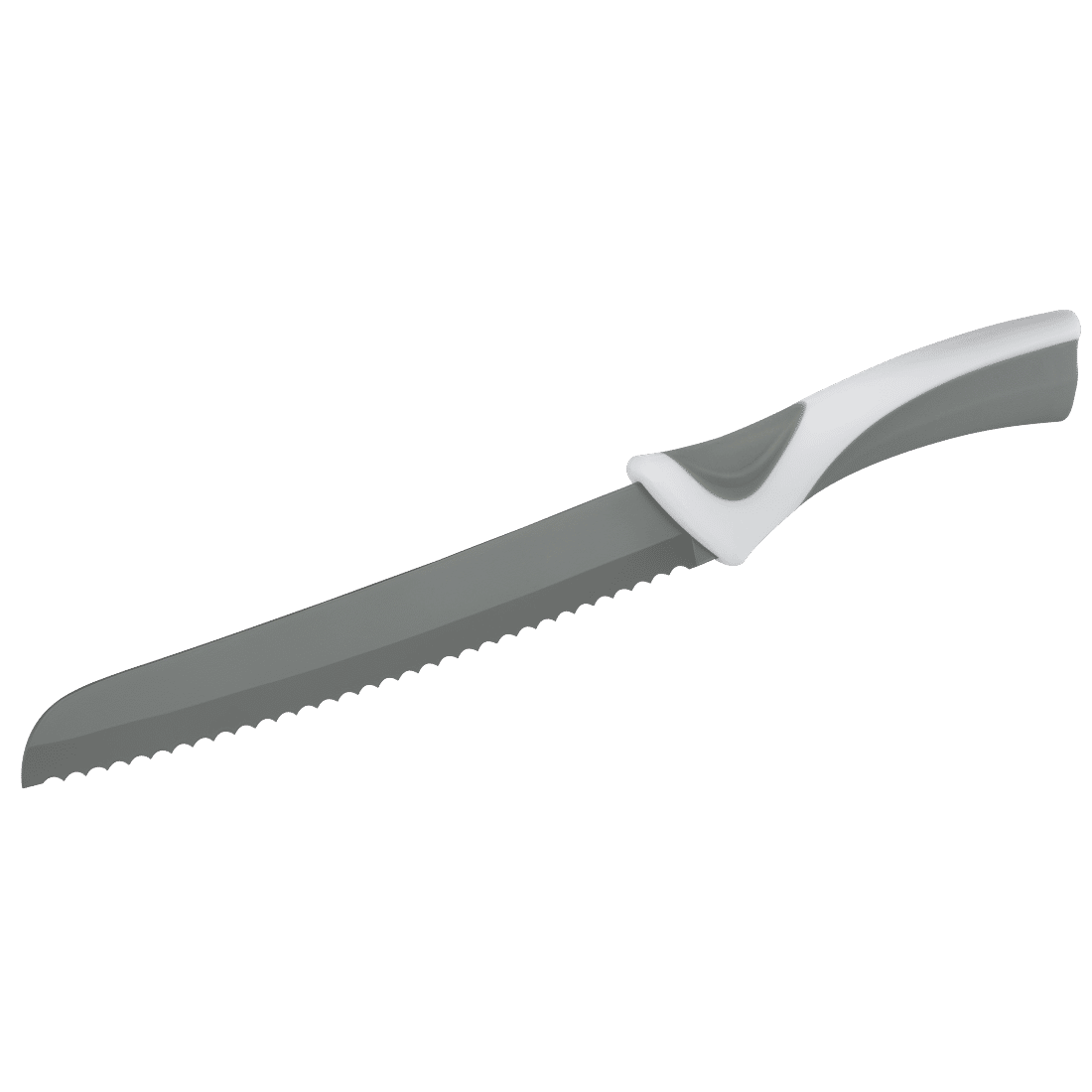 XAVAX 111521 Bread Knife, grey