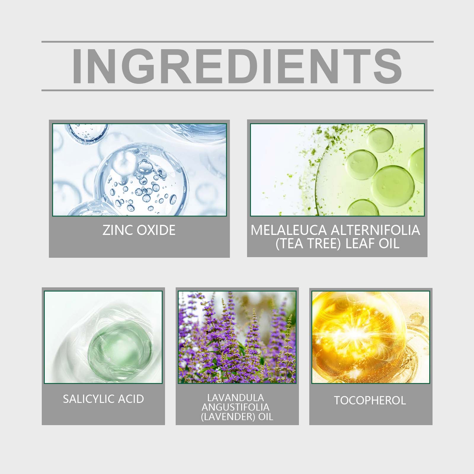 Acne Face Cream, Oil Control, Soothing, Poreless, Gentle Facial Care ,50g