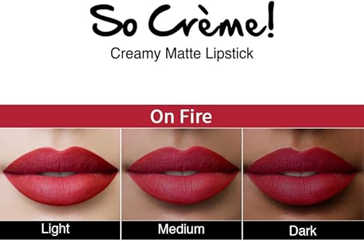 Nykaa So Creme! Creamy Matte Lipstick On Fire