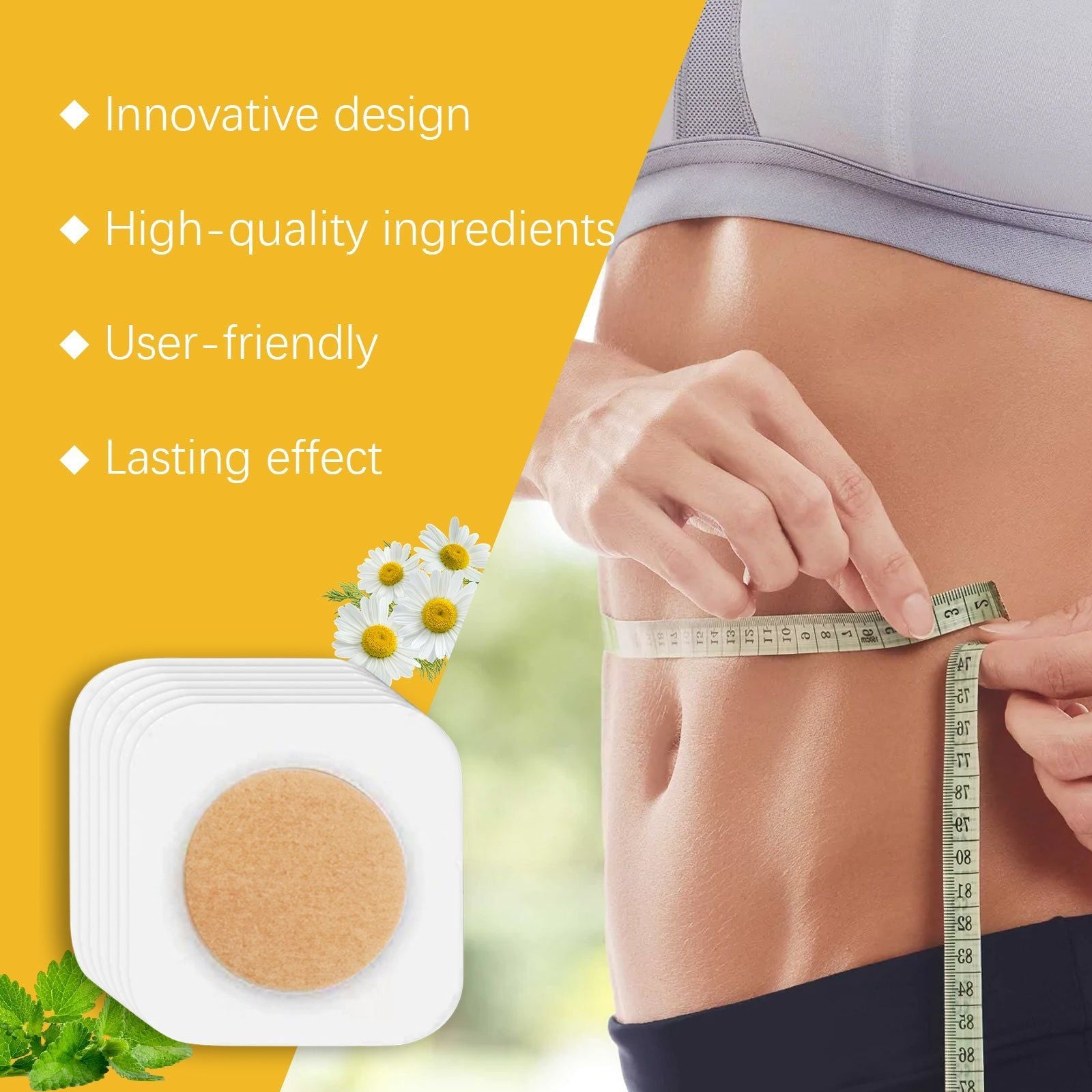 Bee Venom Ear Patch for Bodybuilding, Slimming, and Fat Loss, Boost Metabolism ,7pieces
