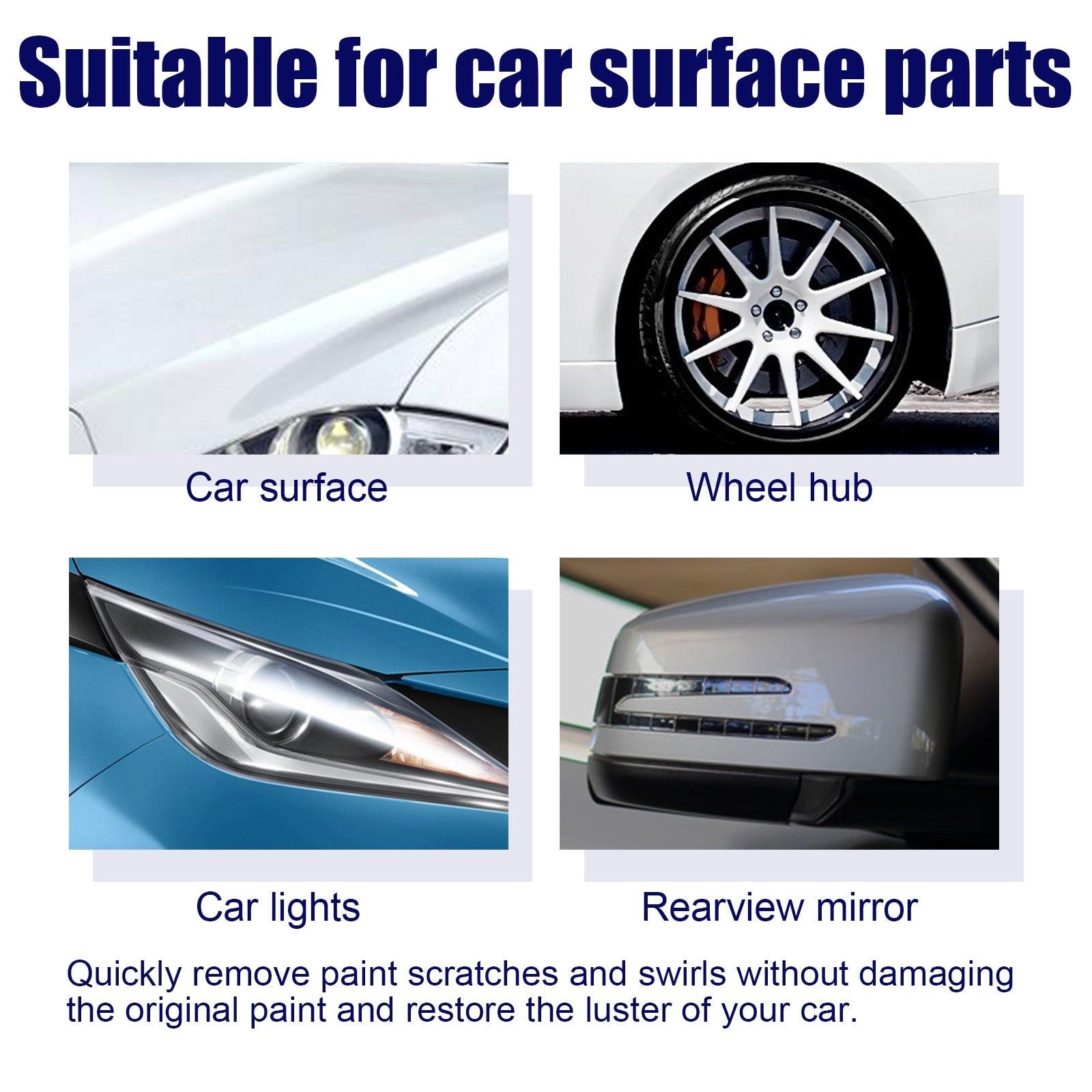 Car Scratch Remover, Paint Maintenance and Renovation, Brightening, Long-lasting Repair ,1set