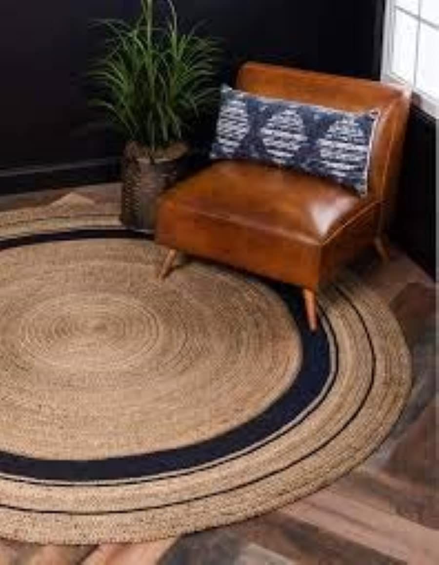 AIESY® Handwoven Jute Beautiful Reversible Runner Rug