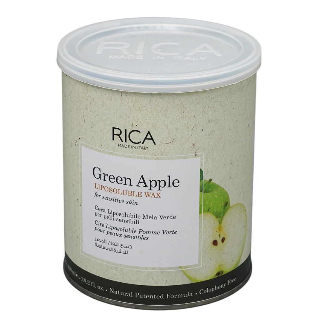 Rica Cosmetics Green Apple Liposoluble Wax, 800ml